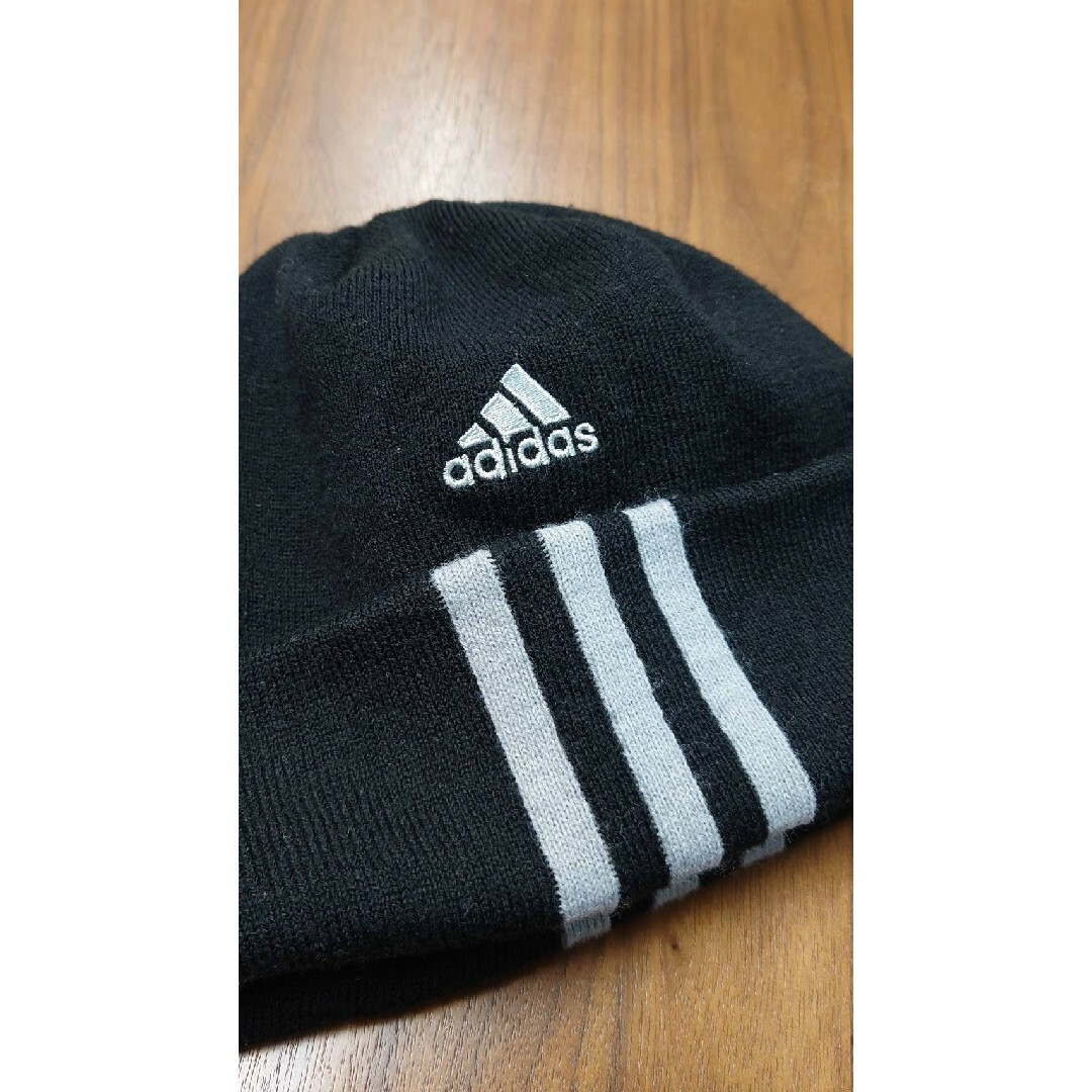 00’s adidas “HEADWEAR” パフォーマンスロゴ ニットキャップ