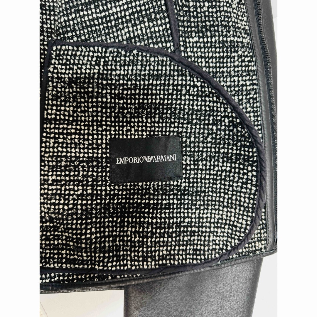 Emporio Armani(エンポリオアルマーニ)の【定価約25万円】　エンポリオアルマーニ　ジャケット メンズのジャケット/アウター(ライダースジャケット)の商品写真