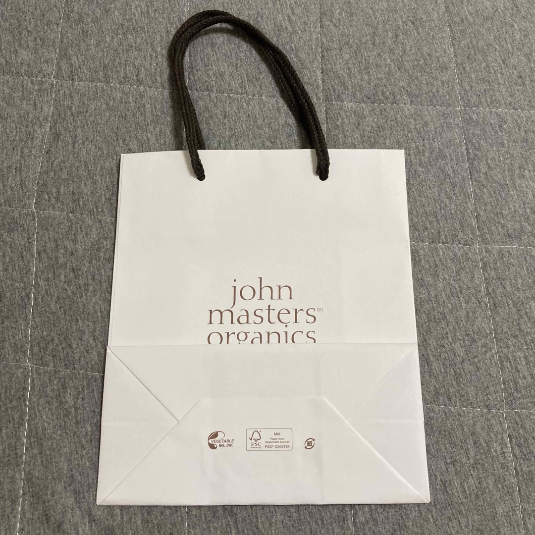 John Masters Organics(ジョンマスターオーガニック)のジョンマスターオーガニック ショッパー 紙袋 レディースのバッグ(ショップ袋)の商品写真