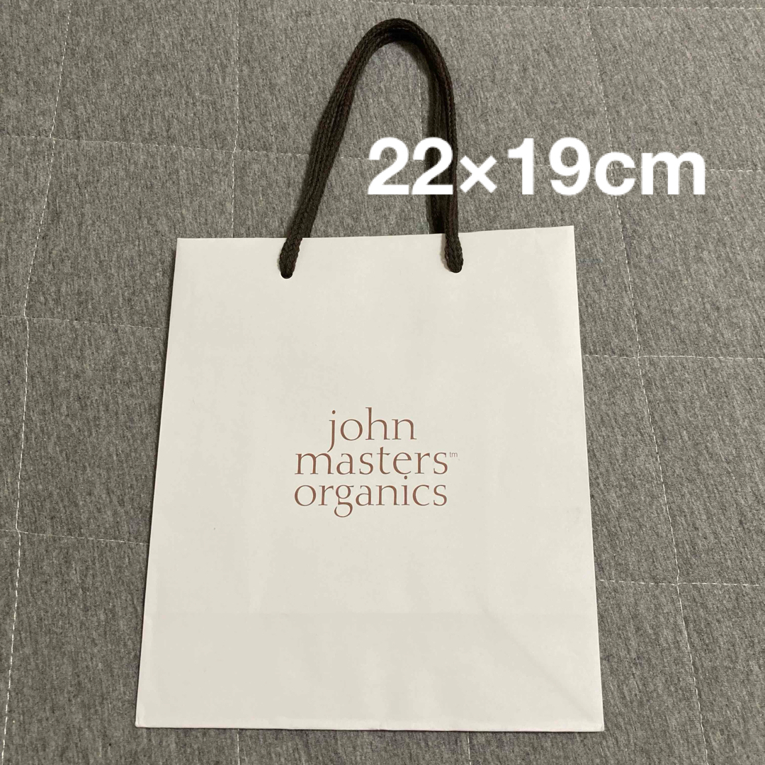 John Masters Organics(ジョンマスターオーガニック)のジョンマスターオーガニック ショッパー 紙袋 レディースのバッグ(ショップ袋)の商品写真