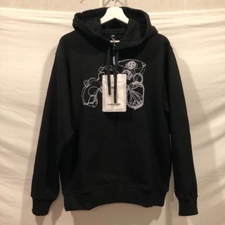 アレキサンダーマックイーン(Alexander McQueen)の[未使用] アレキサンダーマックイーン　MCQ パーカー　ブラック　希少モデル(パーカー)