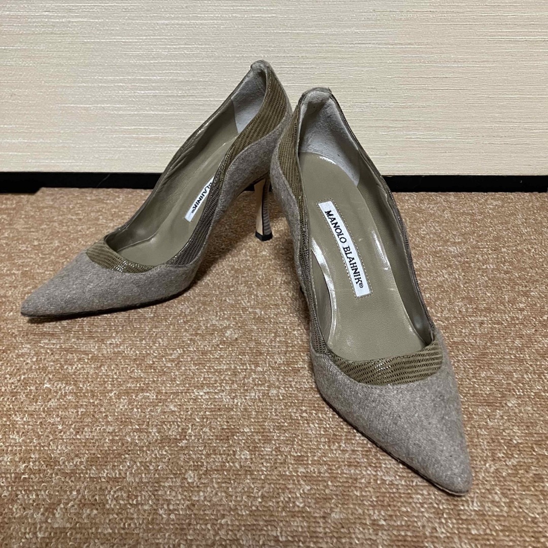 お手頃 MANOLO BLAHNIK マノロブラニク パンプス サイズ34 aspac.or.jp