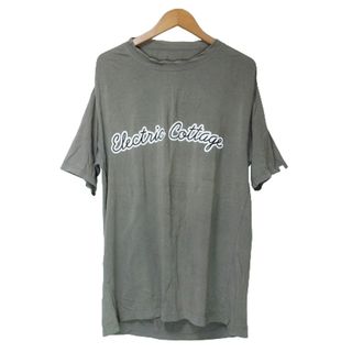 エレクトリックコテージ(ELECTRIC COTTAGE)のエレクトリックコテージ 初期90S Tシャツ 半袖 ロゴ プリント M カーキ(Tシャツ/カットソー(半袖/袖なし))