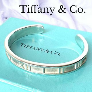 ティファニー(Tiffany & Co.)の【美品】ティファニー　Tiffany　バングル　アトラス　シルバー　箱・袋付き(ブレスレット/バングル)