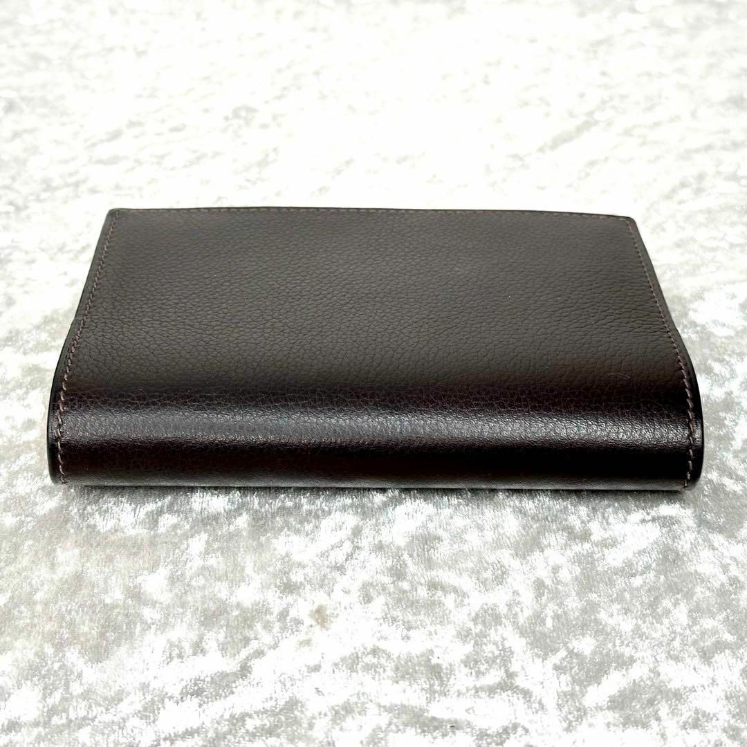 【美品】エルメス HERMES アジェンダ PM 手帳カバー ダークブラウン