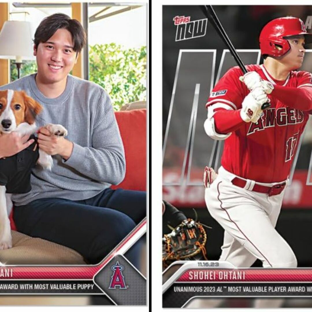 TOPPS NOW 大谷翔平 2023 MVP カード 2枚セット MLB | フリマアプリ ラクマ