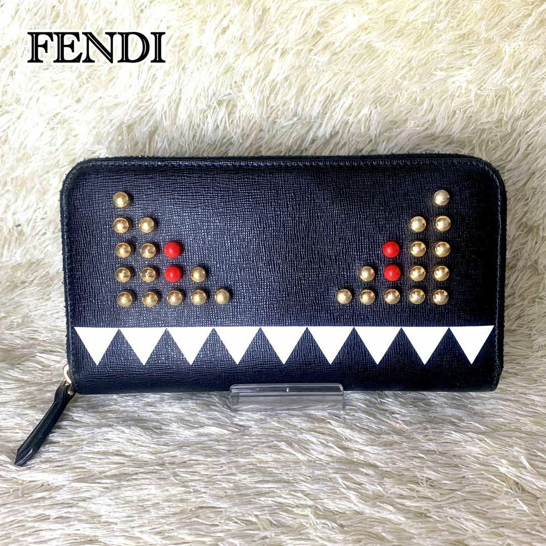 FENDI - 【極美品】フェンディ 長財布 モンスター バックバグズ