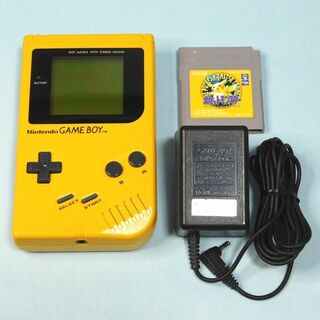 動作品　初代　ゲームボーイブロス　本体  +  GBソフト（電池交換済）セット　(携帯用ゲーム機本体)