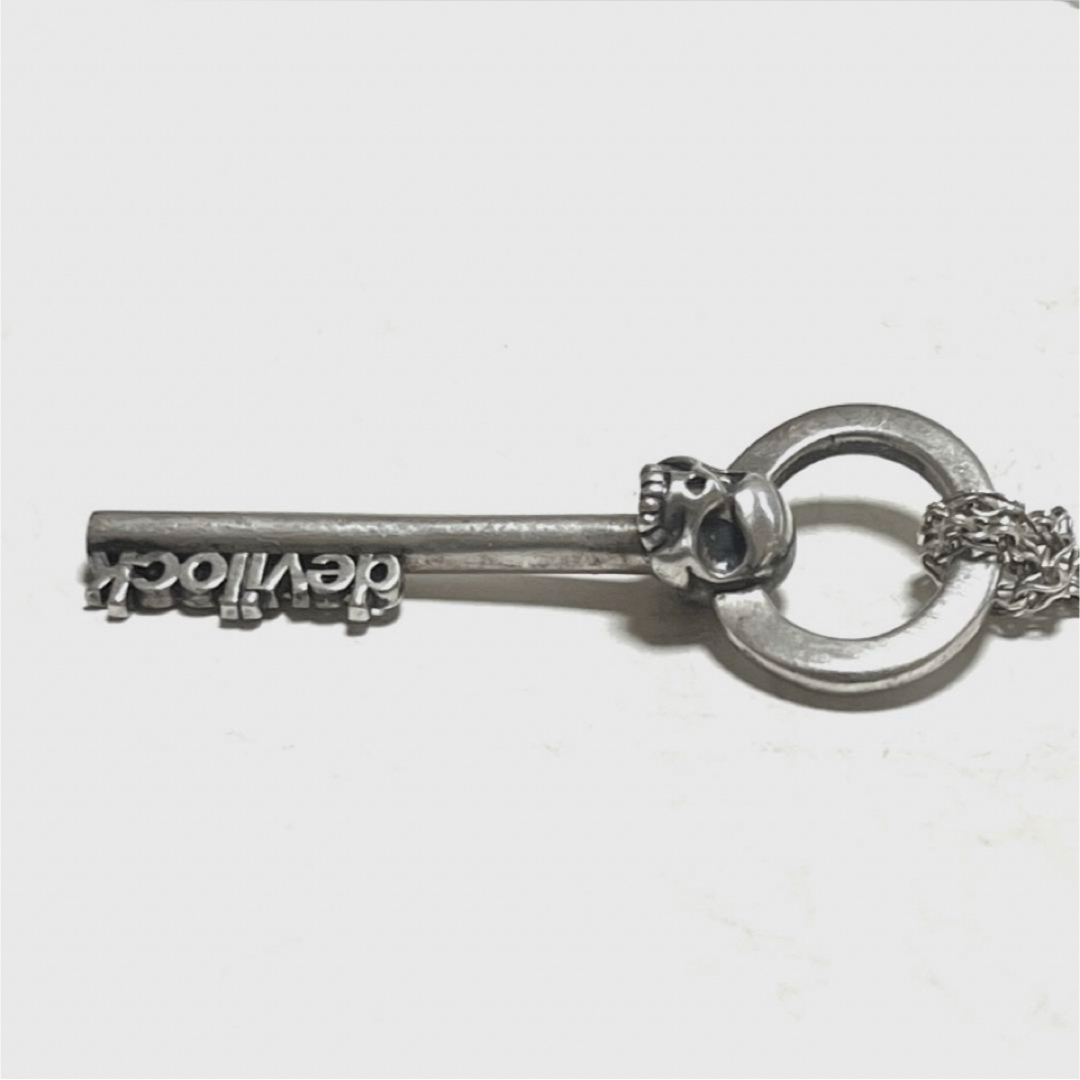 DEVILOCK(デビロック)のDEVILOCKデビロック/スカルKEY ペンダント&ネックレスチェーン メンズのアクセサリー(ネックレス)の商品写真