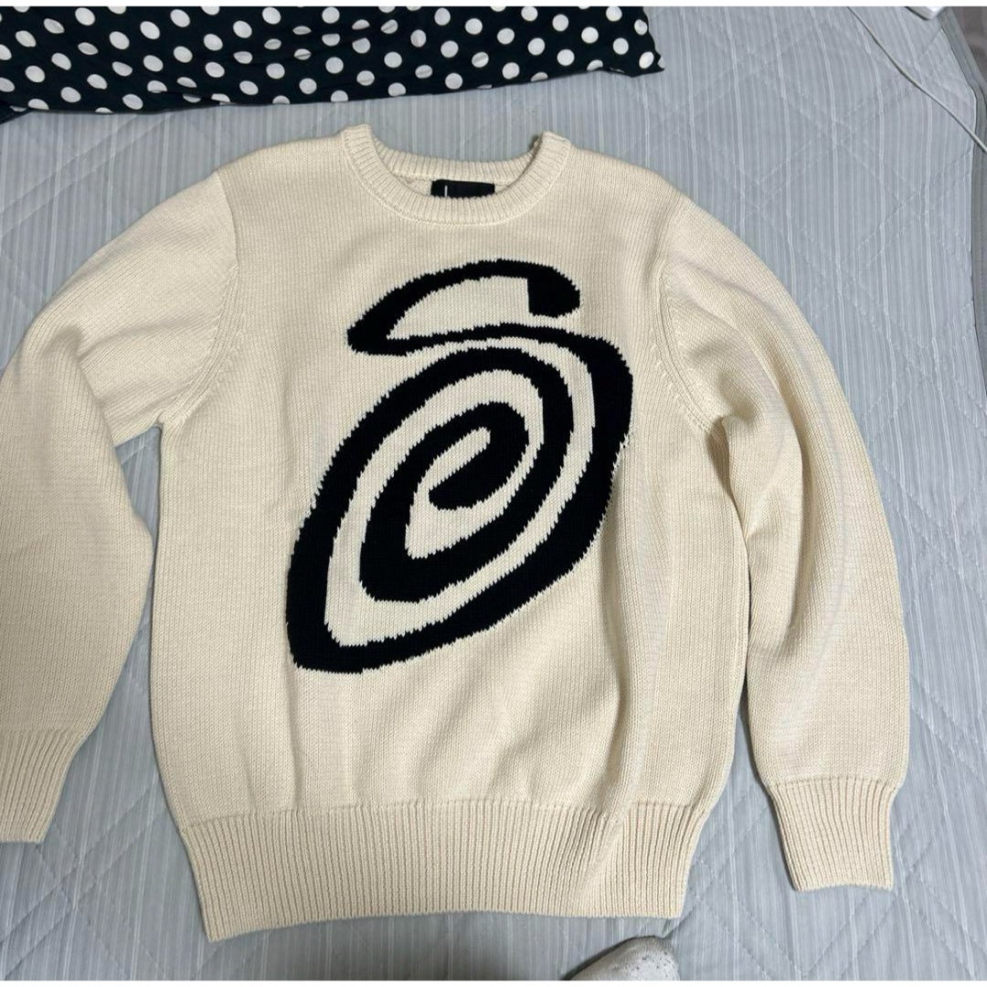 人気 STUSSY CURLY S SWEATER ニット セーターL