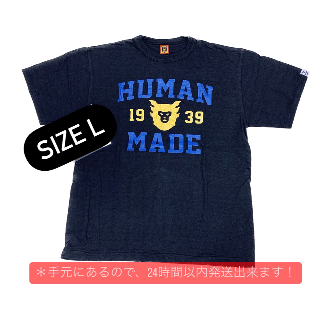 HUMAN MADE(ヒューマンメイド)のHUMAN MADE FACE LOGO T-SHIRT BLACK メンズのトップス(Tシャツ/カットソー(半袖/袖なし))の商品写真