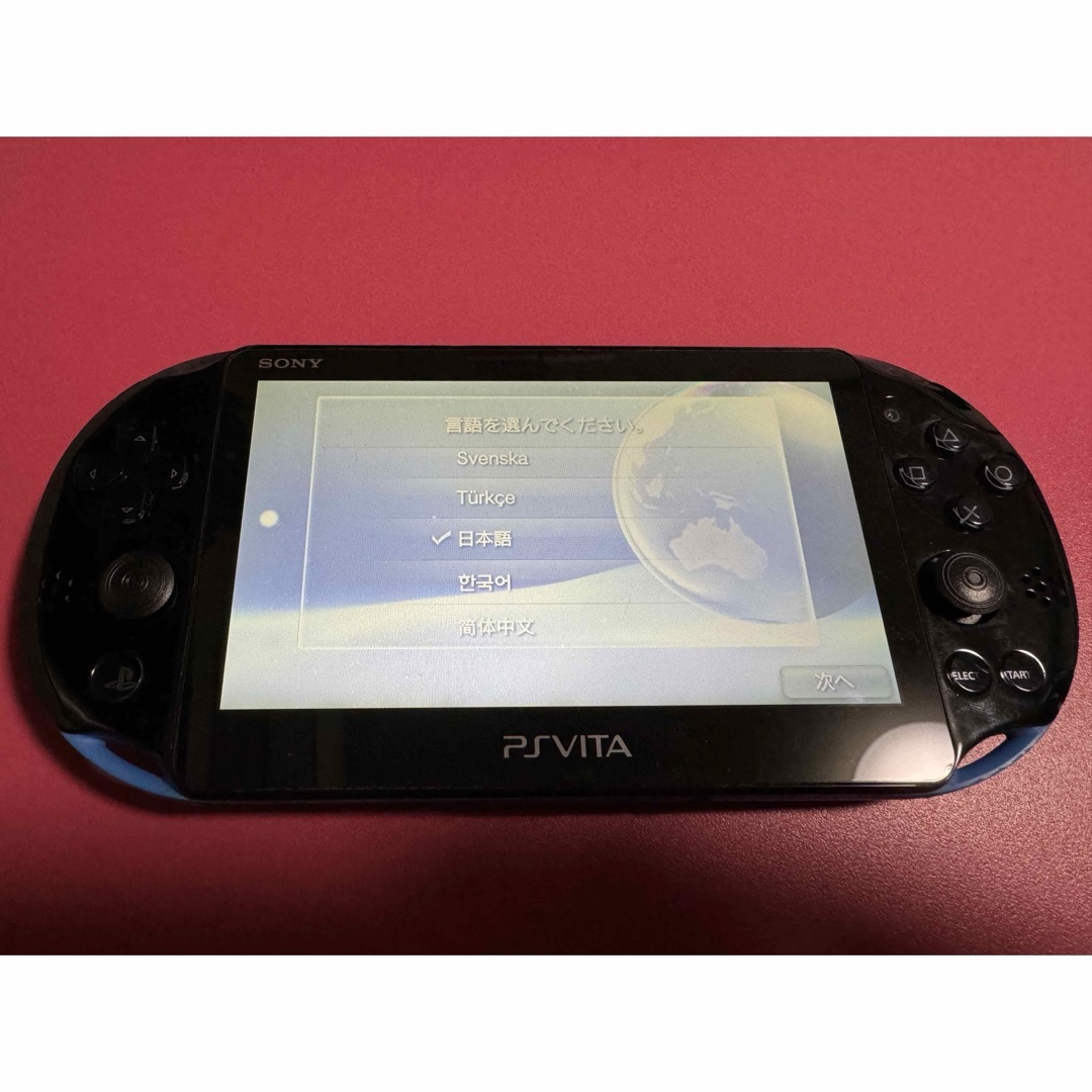 ゲームソフト/ゲーム機本体vita  ブルーブラック　1