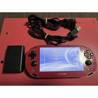 プレイステーションヴィータ(PlayStation Vita)のvita  3.60  コズミックレッド　1(携帯用ゲーム機本体)