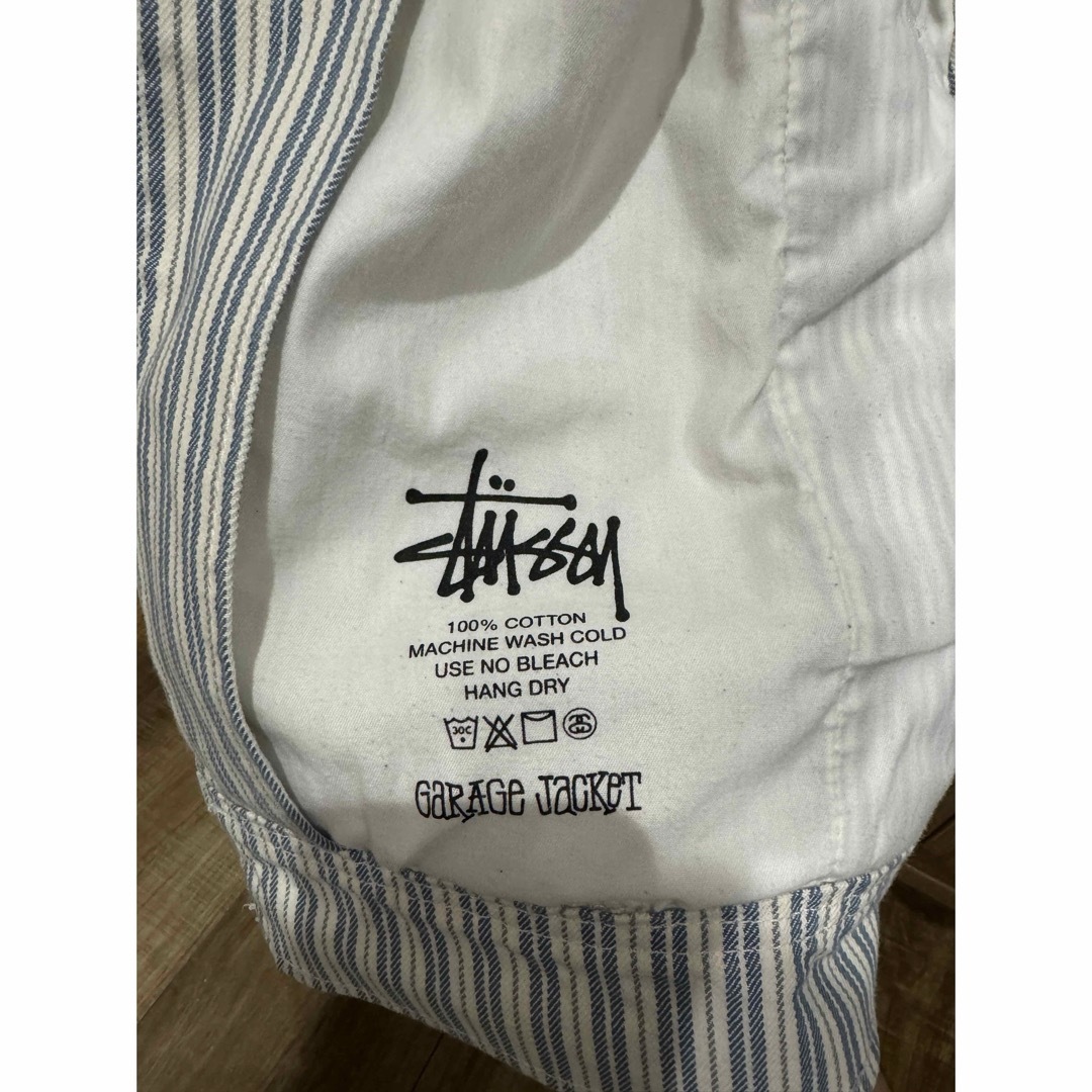 STUSSY stripe garage jacket Mサイズジャケット