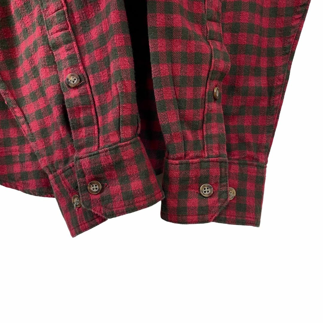 WOOLRICH(ウールリッチ)のUSA古着 ウールリッチ ブロックチェック 長袖シャツ 秋冬 赤 メンズ XL メンズのトップス(シャツ)の商品写真