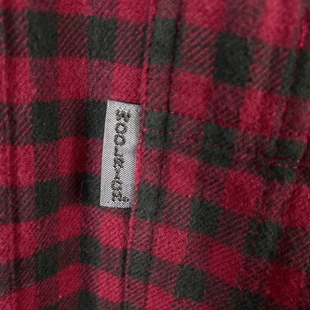 WOOLRICH(ウールリッチ)のUSA古着 ウールリッチ ブロックチェック 長袖シャツ 秋冬 赤 メンズ XL メンズのトップス(シャツ)の商品写真