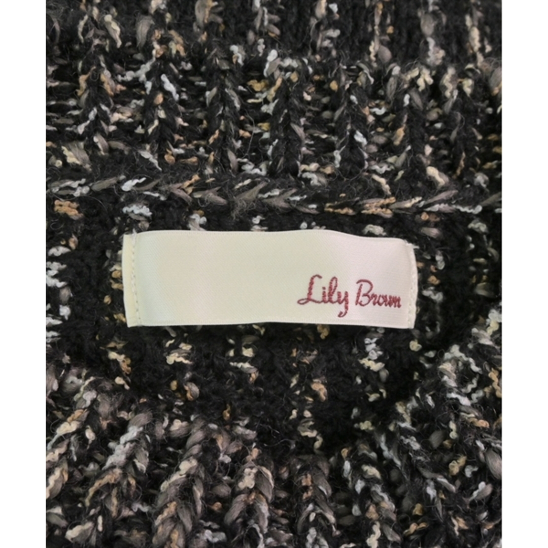 Lily Brown(リリーブラウン)のLILY BROWN リリーブラウン ワンピース F 黒xグレーxベージュ等 【古着】【中古】 レディースのワンピース(ひざ丈ワンピース)の商品写真