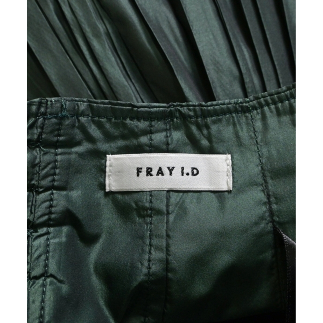 FRAY I.D(フレイアイディー)のFRAY I.D フレイアイディー ひざ丈スカート 0(S位) 緑 【古着】【中古】 レディースのスカート(ひざ丈スカート)の商品写真