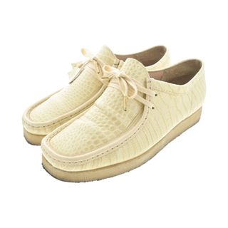 クラークス(Clarks)のclarks クラークス スニーカー 9(27cm位) ベージュ 【古着】【中古】(スニーカー)