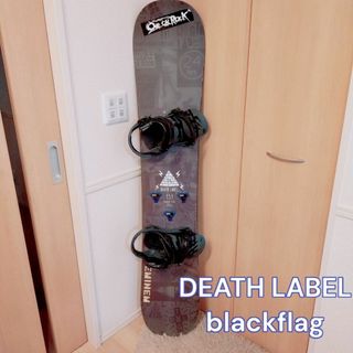 DEATH LABEL blackflag　151　×　flux ビンディング付(ボード)