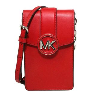 マイケルコース(Michael Kors)のマイケルコース スマホショルダー 35H3SNMC5L BRIGHT RED(ショルダーバッグ)