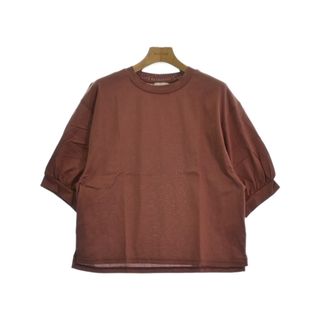 モリスアンドサンズ(MORRIS & SONS)のMorris&Sons Tシャツ・カットソー 0(XS位) 茶 【古着】【中古】(カットソー(半袖/袖なし))