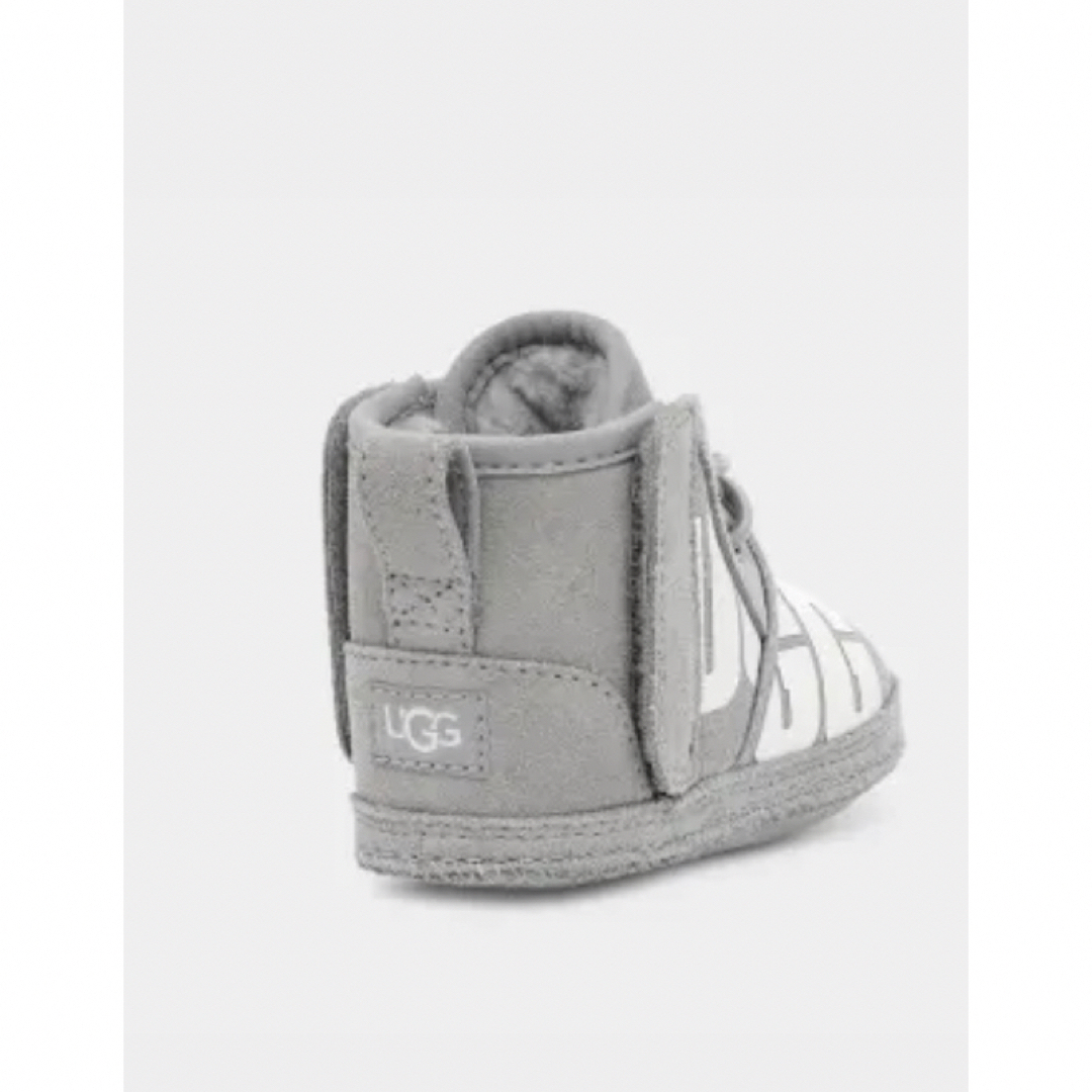 UGG(アグ)のugg アグ Baby ベイビー ニューメル チョップド グレー 9.0 キッズ/ベビー/マタニティのベビー靴/シューズ(~14cm)(ブーツ)の商品写真