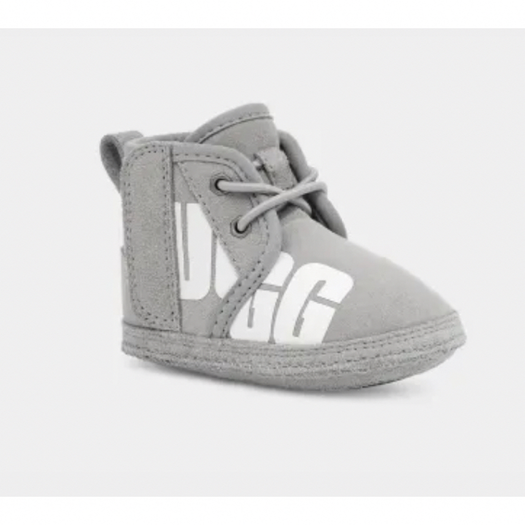 UGG(アグ)のugg アグ Baby ベイビー ニューメル チョップド グレー 9.0 キッズ/ベビー/マタニティのベビー靴/シューズ(~14cm)(ブーツ)の商品写真