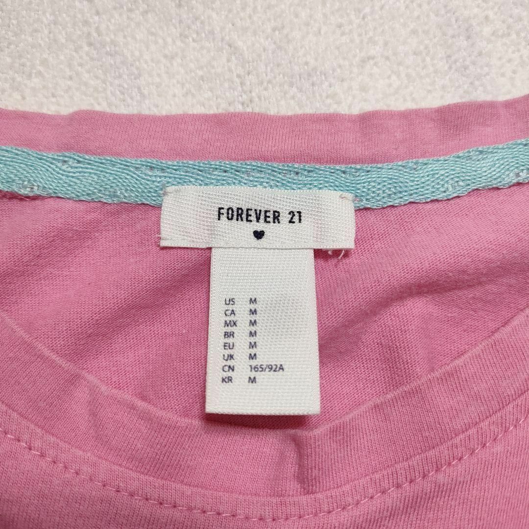 FOREVER 21(フォーエバートゥエンティーワン)のFOREVER21　(M 165/92A)　胸プリントTシャツ レディースのトップス(Tシャツ(半袖/袖なし))の商品写真