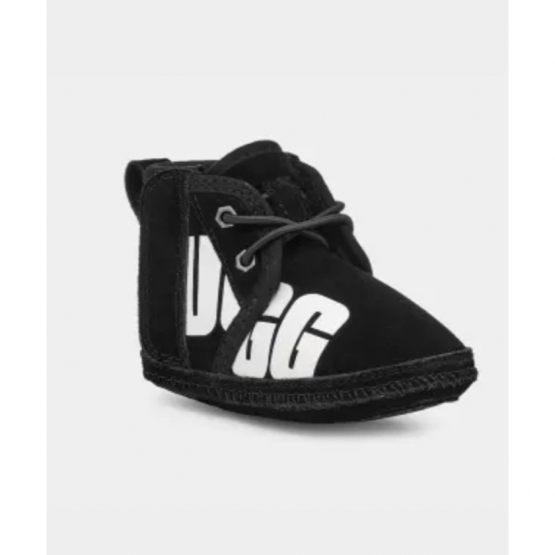 UGG(アグ)のアグ ugg Baby ベイビー ニューメル チョップド 9.0 ブラック キッズ/ベビー/マタニティのベビー靴/シューズ(~14cm)(ブーツ)の商品写真