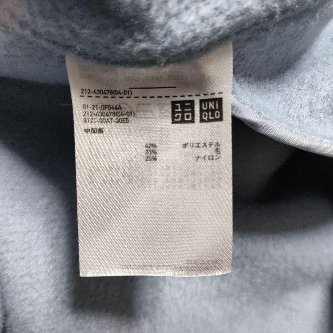 UNIQLO(ユニクロ)のUNIQLO ユニクロ (S)　ダブルフェイス フーデットコート ベルトあり レディースのジャケット/アウター(ロングコート)の商品写真