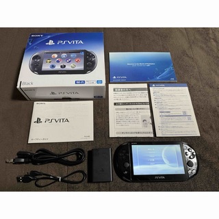 プレイステーションヴィータ(PlayStation Vita)のvita  ブラック　1(携帯用ゲーム機本体)