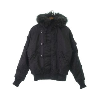 STUSSY - STUSSY ステューシー ミリタリーブルゾン M 黒 【古着】【中古】