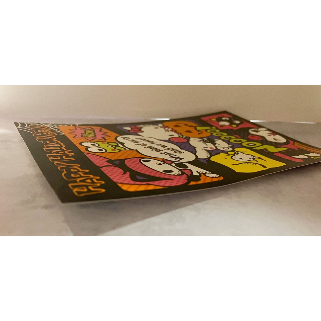 サンリオ ファスナーケース クロミ ポストカード ステッカー 付き エンタメ/ホビーのおもちゃ/ぬいぐるみ(キャラクターグッズ)の商品写真