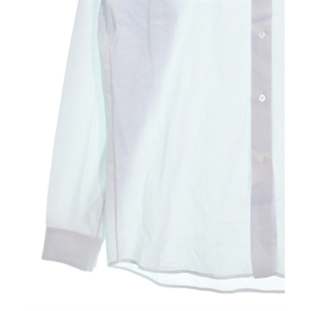 Jil Sander(ジルサンダー)のJIL SANDER ドレスシャツ 39(M位) 白xグレー(総柄) 【古着】【中古】 メンズのトップス(シャツ)の商品写真
