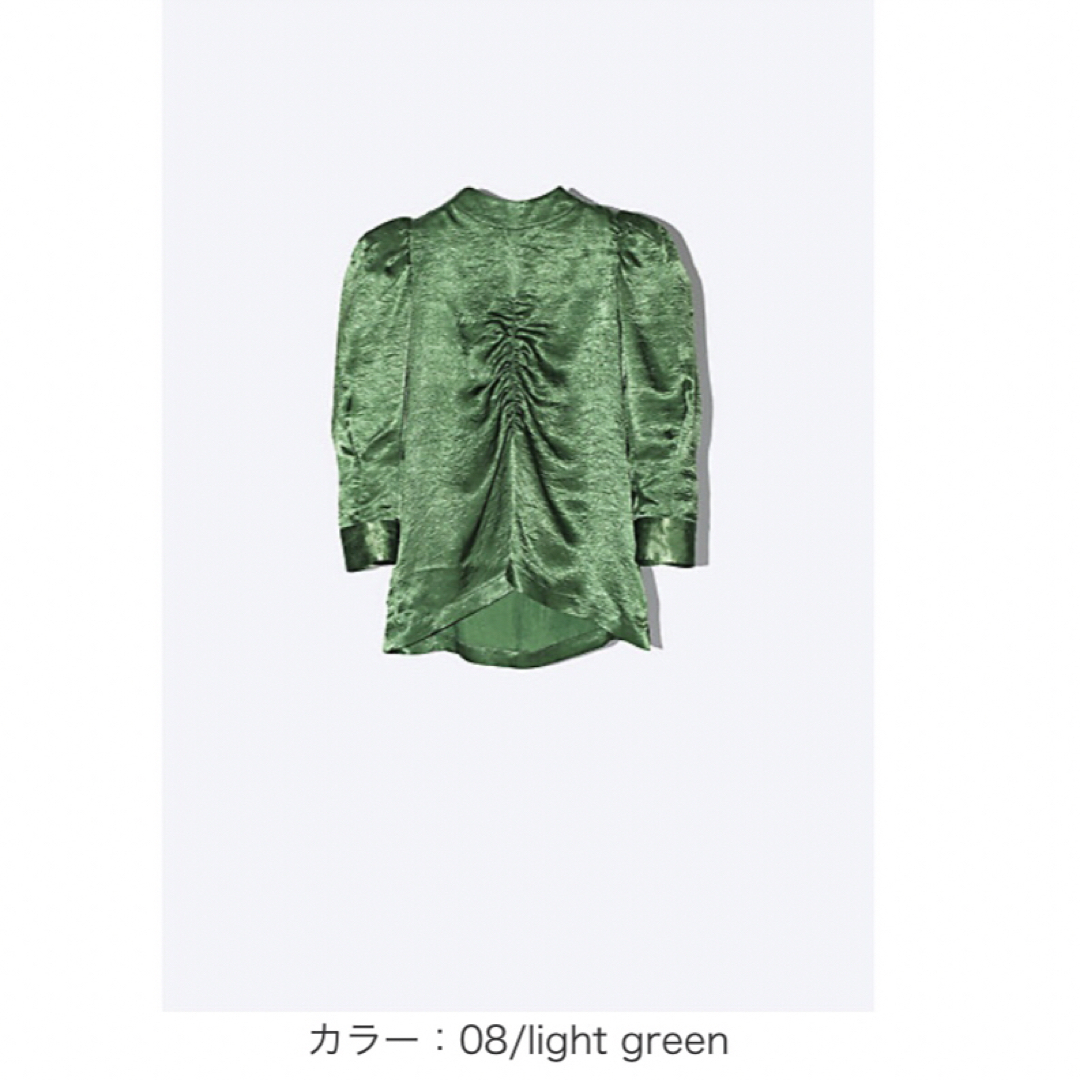 TOGA PULLA(トーガプルラ)のtoga pulla crush satin blouse レディースのトップス(シャツ/ブラウス(長袖/七分))の商品写真