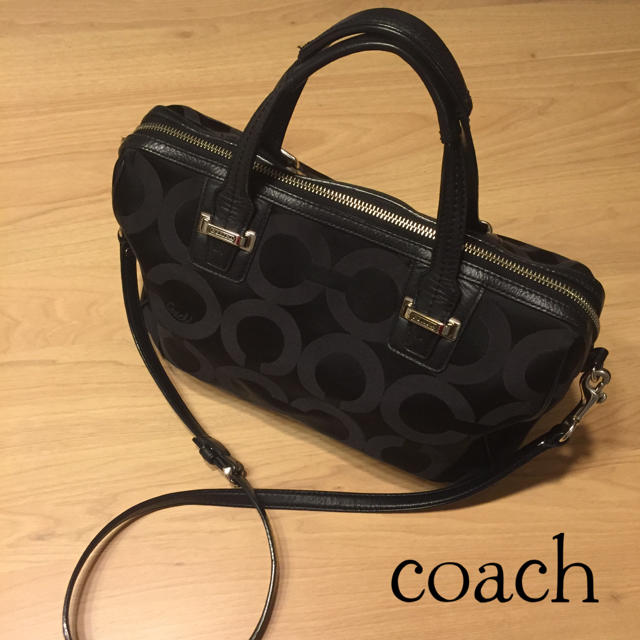 COACH(コーチ)のいいね感謝値下げ☆コーチ 2way バッグ 黒 レディースのバッグ(ショルダーバッグ)の商品写真