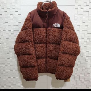 ザノースフェイス(THE NORTH FACE)の【日本未発売！】US限定 ノースフェイス ボア シェルパ ヌプシ ブラウン(ダウンジャケット)