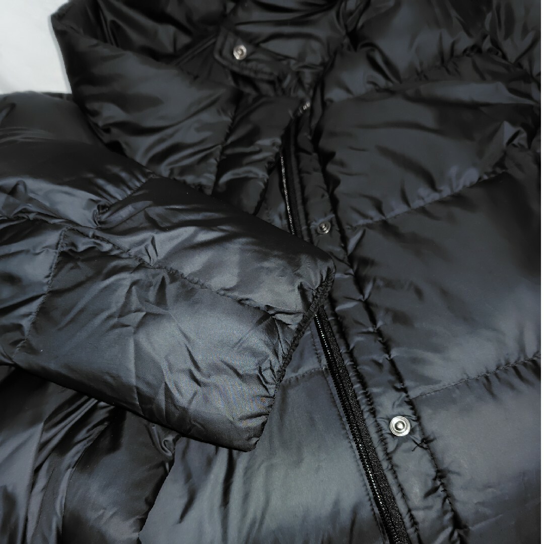 しまむら(シマムラ)のしまむら 黒ダウンコート 11号 レディースのジャケット/アウター(ダウンコート)の商品写真