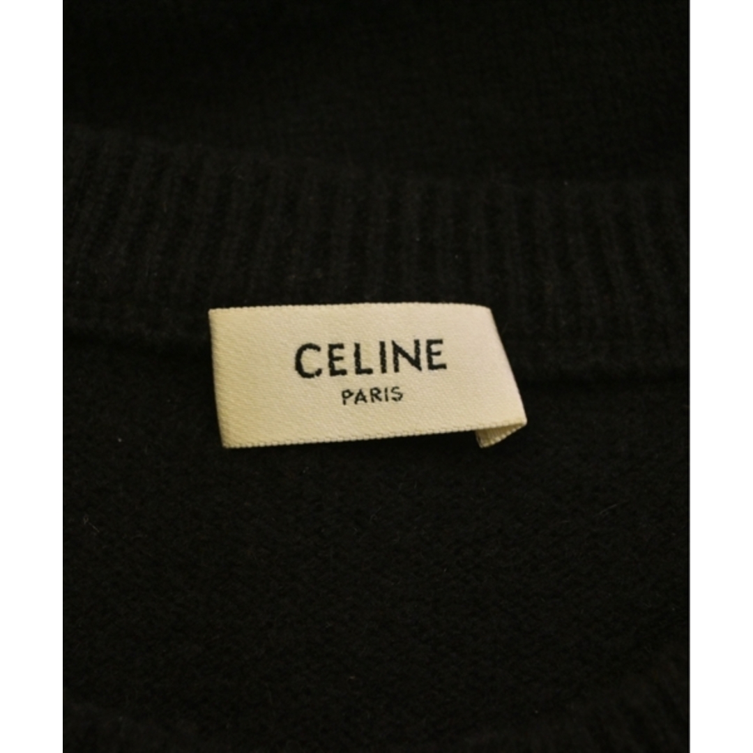 celine(セリーヌ)のCELINE セリーヌ ニット・セーター M 黒 【古着】【中古】 メンズのトップス(ニット/セーター)の商品写真