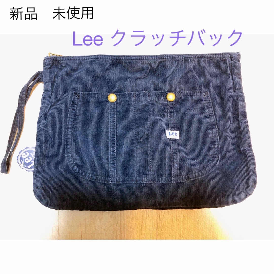 Lee(リー)の新品　Lee クラッチバック　ビンテージ　コーデュロイ　デニム　ポーチ　オシャレ レディースのバッグ(クラッチバッグ)の商品写真