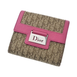 美品 クリスチャンディオール Christian Dior 財布 ウォレット 花柄 刺繍 ロゴ 総柄 ロングウォレット 長財布 レディース マルチカラー