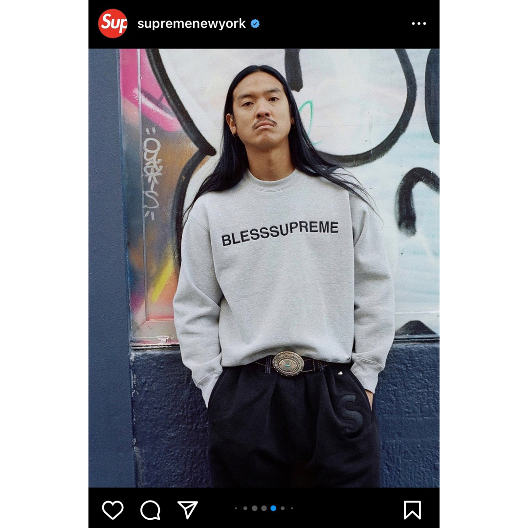 BLESS(ブレス)のSupreme x BLESS Sweatpant Jean "Black" メンズのパンツ(デニム/ジーンズ)の商品写真