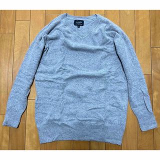 ユナイテッドアローズグリーンレーベルリラクシング(UNITED ARROWS green label relaxing)のSporting＆Style Vネックセーター(長袖)(40)グレー 灰(ニット/セーター)