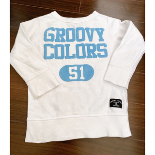 グルービーカラーズ(Groovy Colors)のGROOVY COLORS 子どもトレーナー 100cm(Tシャツ/カットソー)