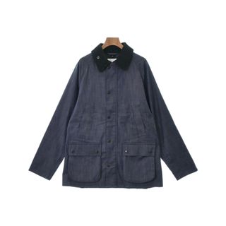 バブアー、barbour、ロングダウンコート、美品、Mサイズ、匿名配送、ブルー