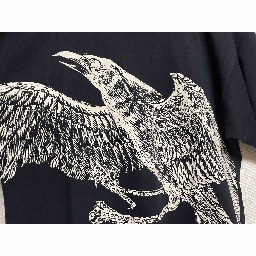 Yohji Yamamoto(ヨウジヤマモト)のヨウジヤマモト×ニューエラ 　Tシャツ　 OVERSIZED TEE メンズのトップス(Tシャツ/カットソー(半袖/袖なし))の商品写真