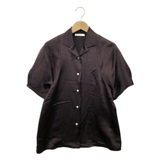 CINOH 半袖アセテートシャツ    レディース 36(シャツ/ブラウス(半袖/袖なし))