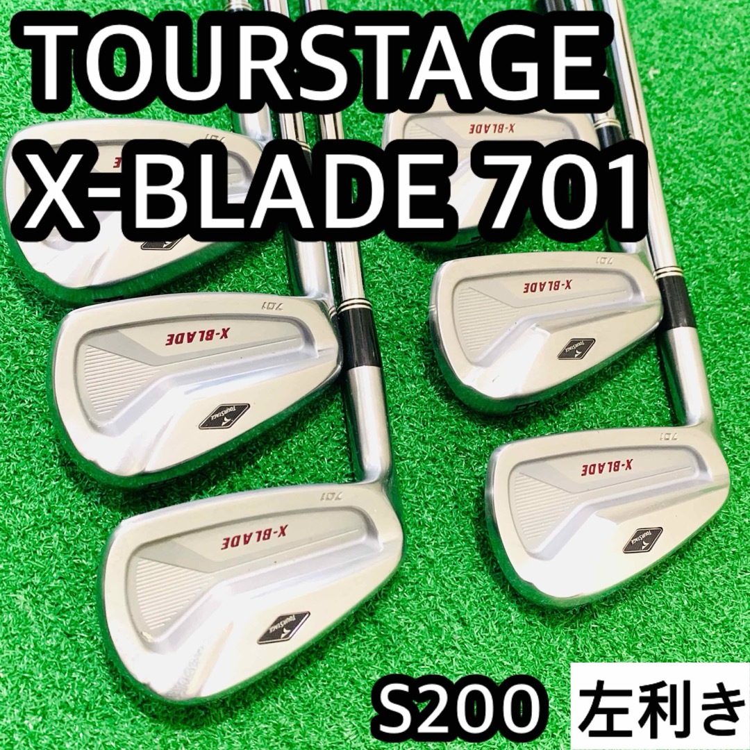 【訳あり】アイアン６本セット レフティ　tourstage titlist