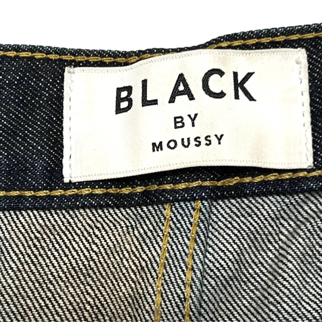 BLACK by moussy(ブラックバイマウジー)のブラックバイマウジー HUILA one wash denim レディースのパンツ(デニム/ジーンズ)の商品写真